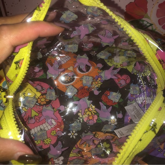 Nickelodeon SpongeBob SquarePants makeup cosmetic bag - Picture 7 of 7